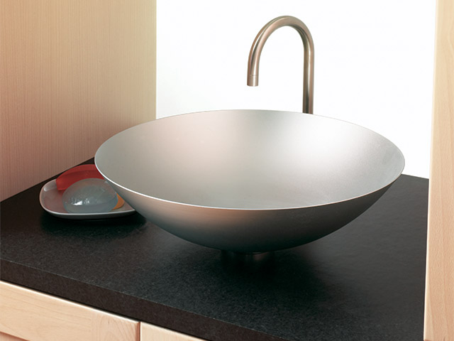 Soapstone can look as at home in a modern style bathroom as in a historic renovation.
