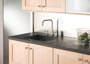 Soapstone can look as at home in a modern style kitchen as in a historic renovation.