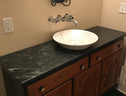Re-Purposed Antique Bureau with Basin Sink